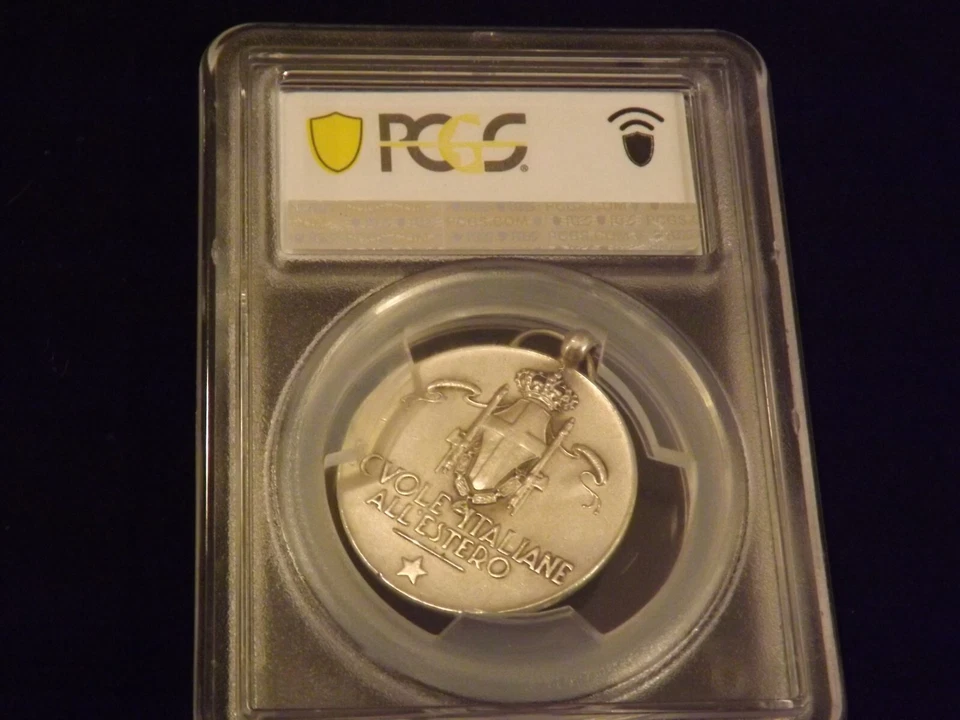 1922     medal     ITALY       PCGS  MS 61 - Image 2 of 2