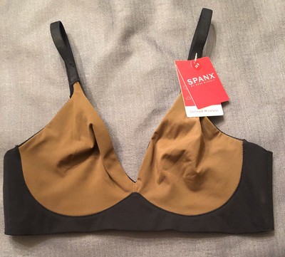 Spanx 32b The Nudist Wire Free Bra 30010r Very Black Naked 62 Ebay