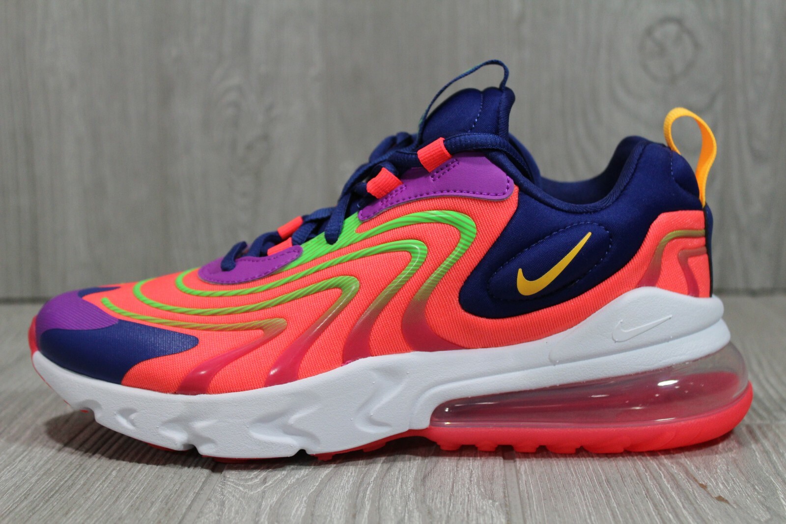 55 Nike Air Max 270 React ENG GS Blue 
