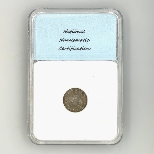 1534 HUNGARY King Ferdinand MADONNA & CHILD ANTIQUE Old Silver Denar Coin - Picture 5 of 8