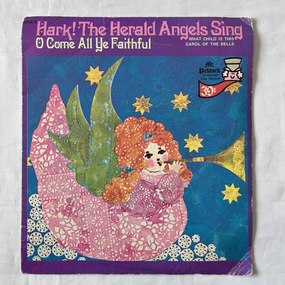 CHRISTMAS 45: Little Town of Bethlehem, Hark The Herald Angels Sing, MR PICKWICK Foto 2 de 4