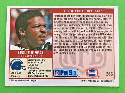 1989 NFL Pro Set. Pick what you need to complete your set. - Picture 239 of 401