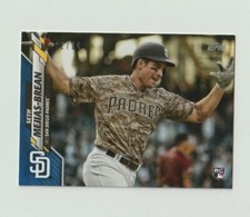 Seth Mejias-Brean RC 2020 Topps Mini On Demand Blue Parallel 02/10 #370 Padres