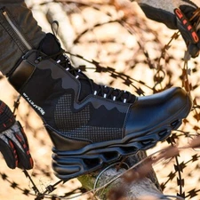 Waterproof Work Boots Mens Safety Shoes Steel Toe Botas De Trabajo Para Hombre