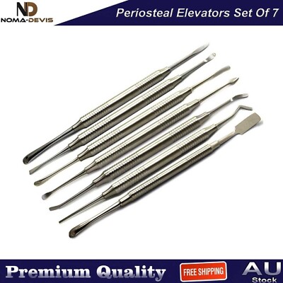 7PCS Set Sinus Lift Periosteal Elevators Oral Surgery Dental Implant Instruments