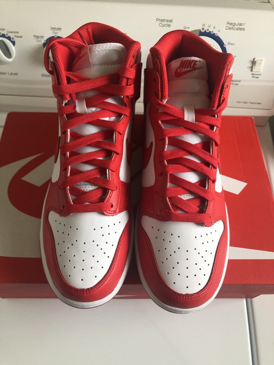 Nike Dunk High Championship White Red Size 8 195242064276| eBay