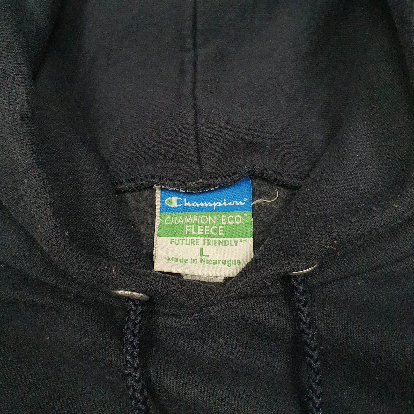 CHAMPION Hoodie San Francisco Waldorf USA Spellout Jumper Sweatshirt L image 2