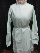 ""LONG SLEEVE, OPEN BACK, HOSPITAL GOWN"" - NEW - PATIENT, PAINTING, HALLOWEEN