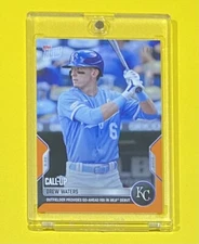 2022 MLB Topps Now Drew Waters Call-Up ORANGE PARALLEL 1/5 SSP Royals #762 🔥