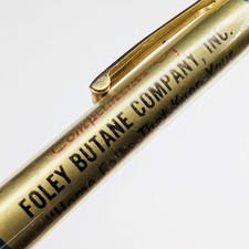 Pluma publicitaria de gas propano fuego hogar Foley Alabama Butane Company década de 1960 AL G20