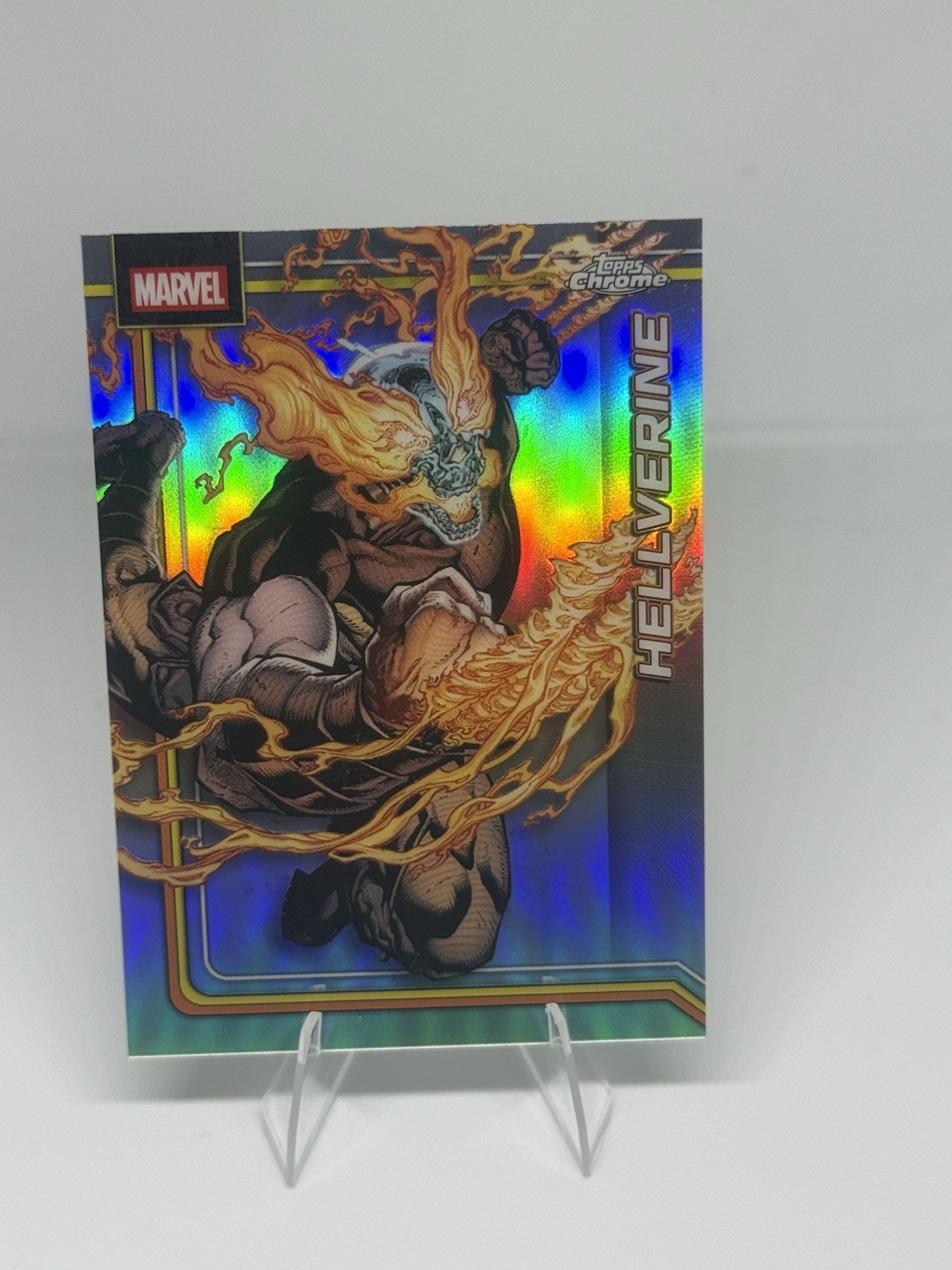 2026 Topps Chrome Marvel Hellverine #125 Refractor
