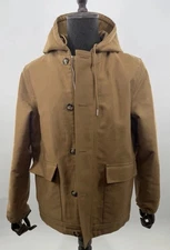 Sandro Paris H21 Deck Jacket Size Medium Camel New With Tags $745 MSRP