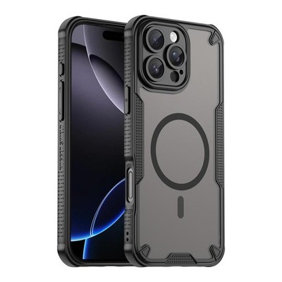 Armor Glaze Magnetic Phone Case For iPhone 17 16 15 14 13 12 Pro Max Plus Air