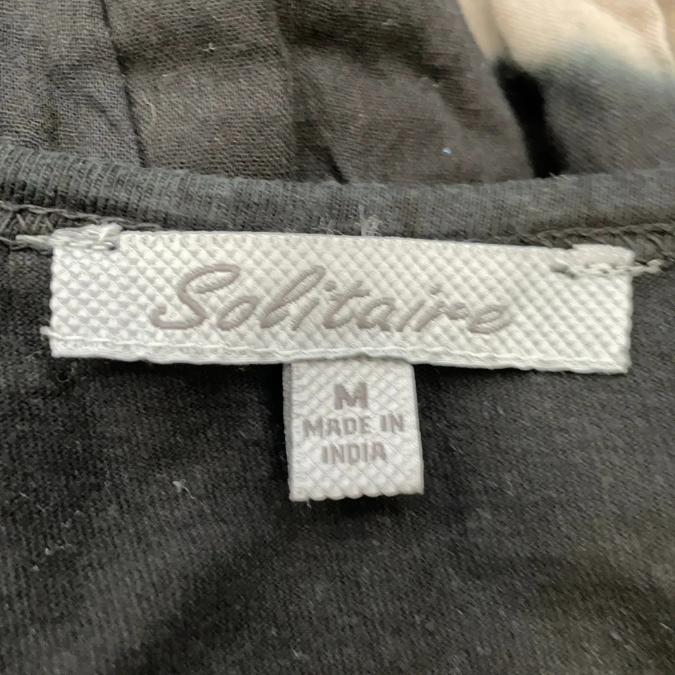 Solitaire, Maxikleid, Größe: M, Schwarz/Weiß, Baumwolle, Chevron, Damen #RUb - Bild 3 von 4