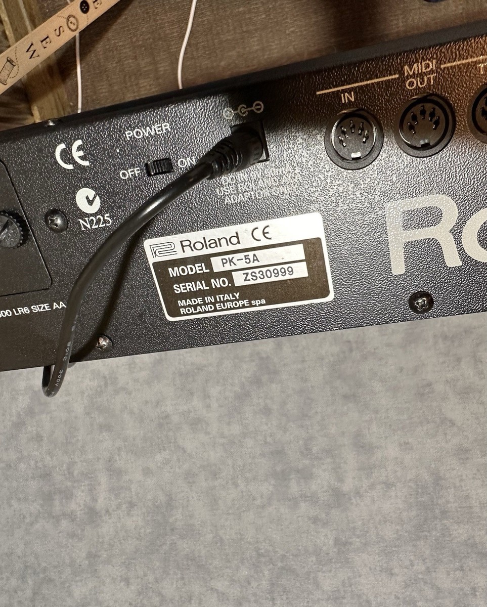 Roland Pk-5a Dynamic Foot Pedal and Midi Controller for sale