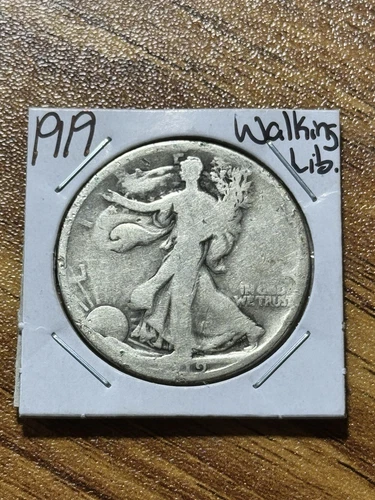 1919 P Walking Liberty Silver Half Dollar G+ Good Better Date Coin (Raw15932)