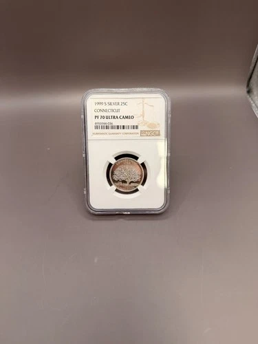 1999-S 50 State Quarters Connecticut Proof — photo from the most recent tracked eBay sale