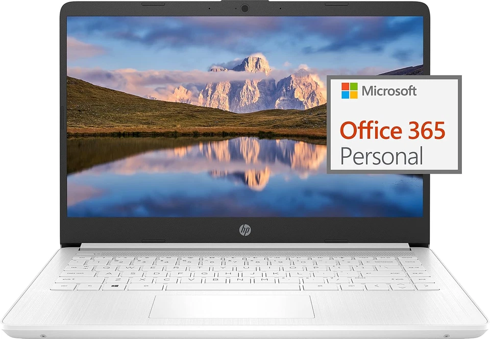 HP 14" Ultralight Laptop, Intel Quad-Core, 8GB RAM, 192GB Storage, Win 11 S - Image 4 of 4