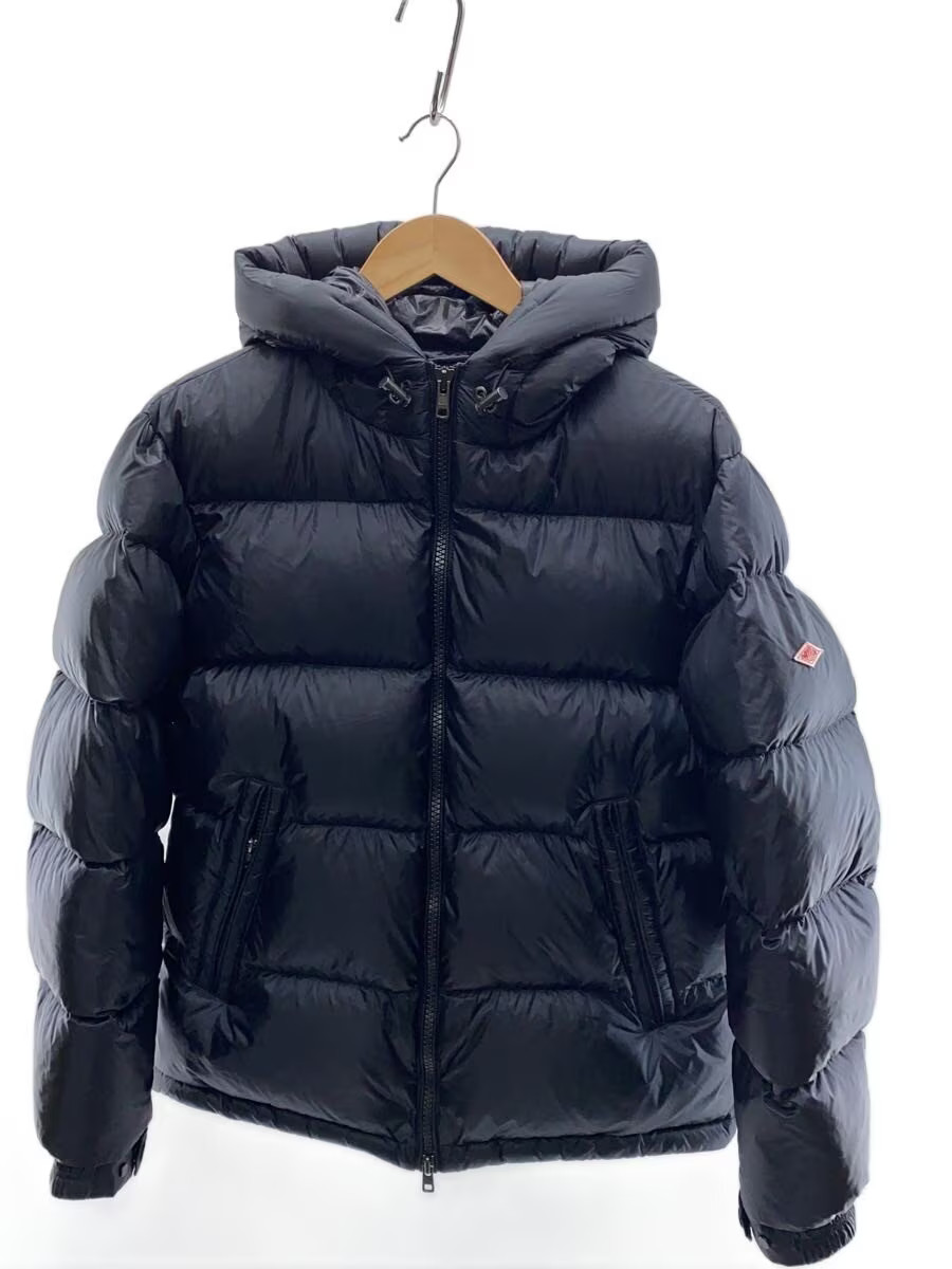 DANTON Down Jacket, Medium, Nylon, Black, Solid C… - image 1
