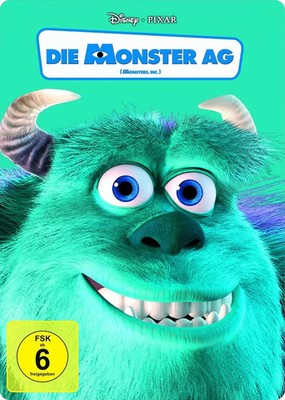 Die Monster AG (2-DVD, 2001) Steelbook Limited Edition [NEU OVP] Disney Pixar