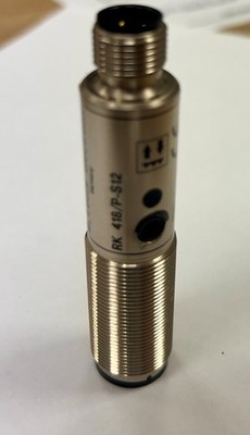 Leuze-Sensor RK 418/P-S12 gebraucht, Empfindlichkeit einstellbar