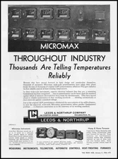 1936 Leeds & Northrup Philadelphia Photo Micromax Potentiometer Vintage Print Ad