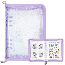 Sticker Organizer Binder - Reusable Sticker Collecting Book Storage Album Hol...