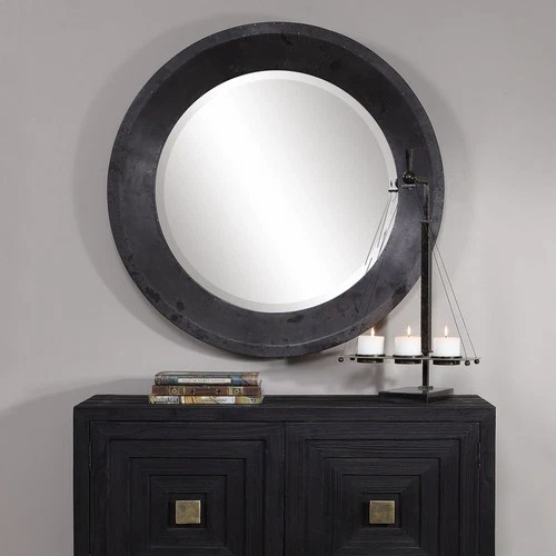 Uttermost - Mirror - Mirrors - Frazier - 40 inch Round Industrial Mirror - Picture 2 of 4