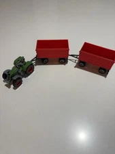 SIKU FENDT Favorit 926 Tractor Green  With 2 Axle Tráiler Vario SIKU 0858 2898