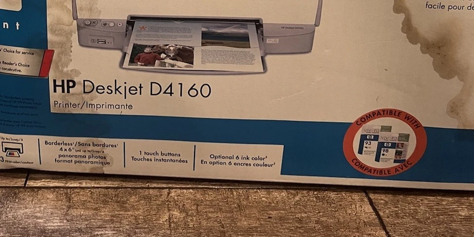 HP Deskjet D4160 Digital Photo & Document Inkjet Printer - - Image 2 of 4