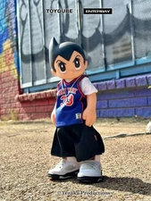 TOYQUBE Enterbay Astro Boy Blue Basketball Uniforms Vinyl Action Figure H25CM