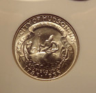 1936 HUDSON COMMEMORATIVE HALF DOLLAR, NGC MS 64, APPROVED BY CAC. — photo 1
