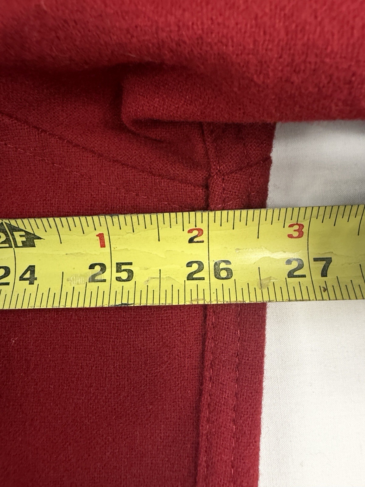 Pendleton Vtg Mens Solid Red 100% Virgin Wool Boa… - image 8