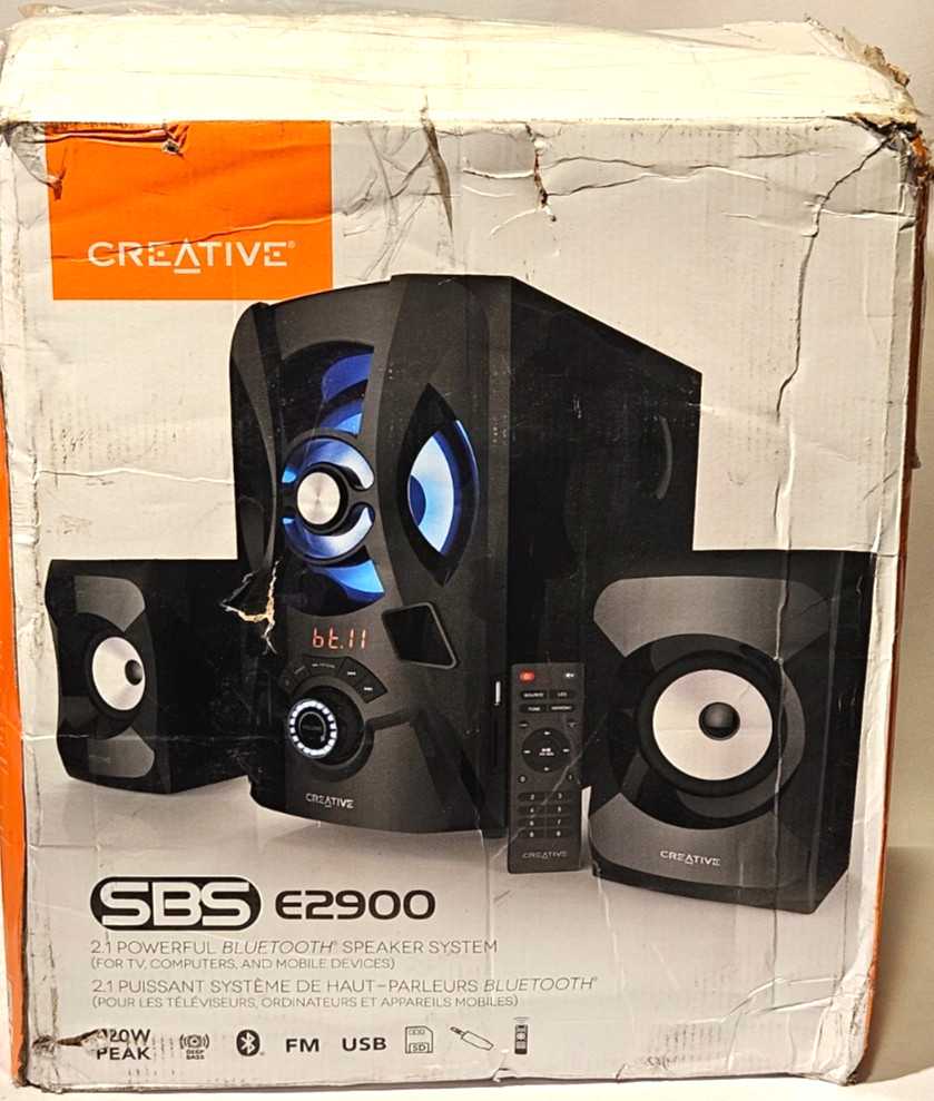 Creative Labs SBS E2900 2.1 Bluetooth Speaker System Black 5