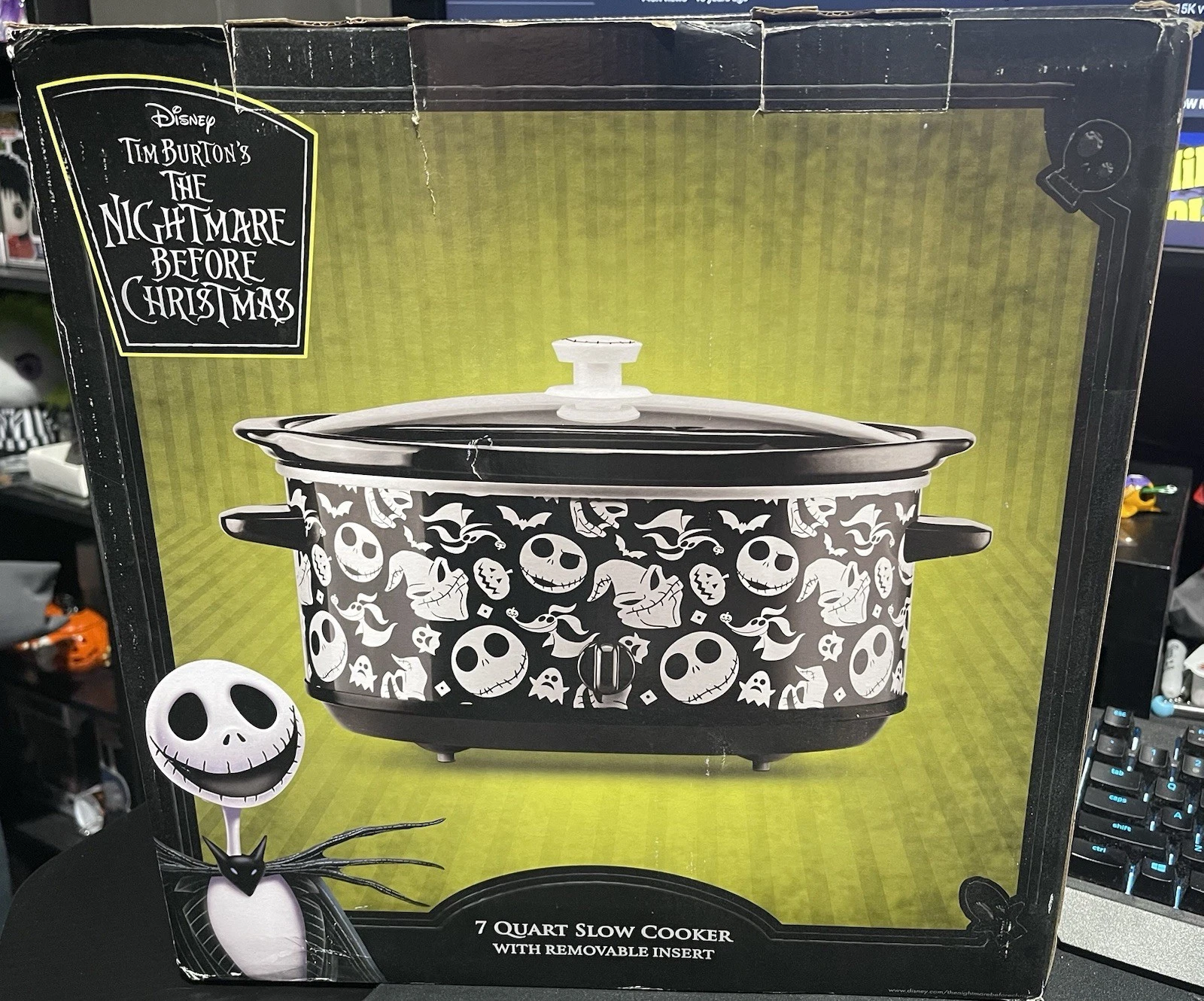 Nightmare Before Christmas 7-Quart Jack Skellington Slow Cooker New! Crock Pot
Opens in a new window