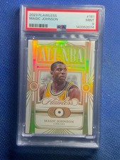 2023-24 Panini Flawless Magic Johnson Real Diamond /5 - PSA 9 Mint Pop 1