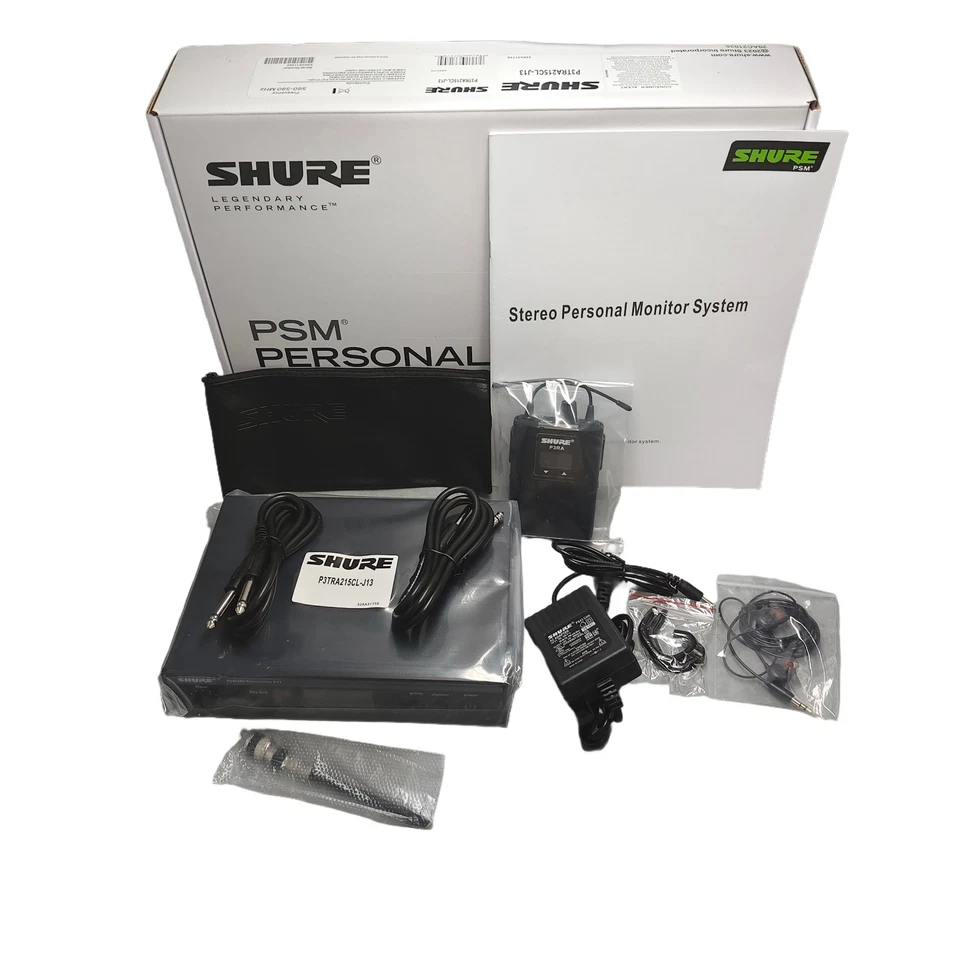 NEW FIT Shure P3TRA215CL-G20 PSM300 Wireless Stereo Personal Monitor System US - Image 3 of 4