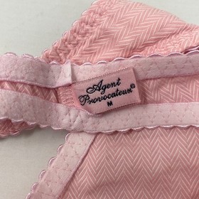 Agent Provocateur Pink Vintage Cotton Set Large New