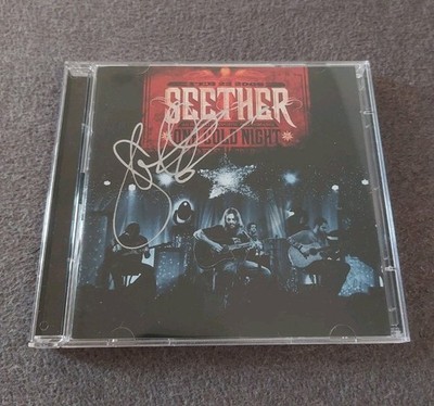Seether One Cold Night Live CD+DVD SIGNED by Shaun Morgan autograph Autogramm 