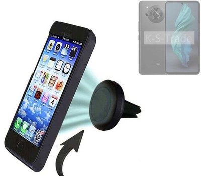 KFZ Halterung Lüftungsschlitz magnetisch für Sharp Aquos R7s Auto-Halter Handy