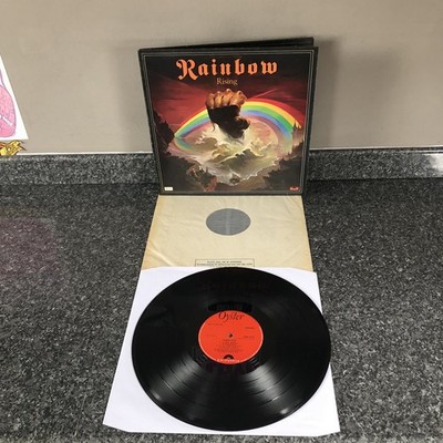 LP VINYL BLACKMORE'S RAINBOW ALBUM RAINBOW RISING 2490137 UK 1ST PRESS EX-/EX