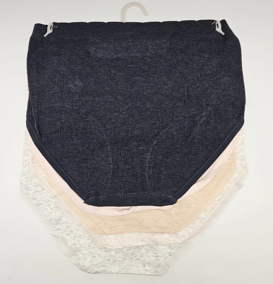 Paquete de 5 calzoncillos sin costuras beige carbón LAURA ASHLEY Plus 1X 2X 3X para mujer Foto 3 de 4
