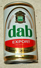 Dab Export Beer Can Bottom Opened CS Crimped Steel — photo 3