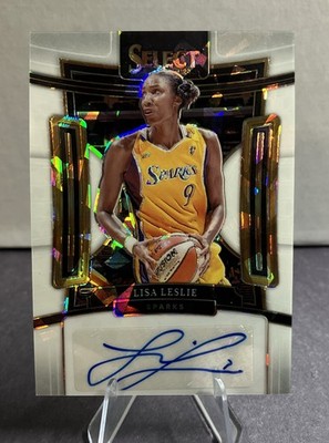 2024 Panini Select WNBA - Signatures Lisa Leslie #SG-LL White Ice Prizm /25 (AU)