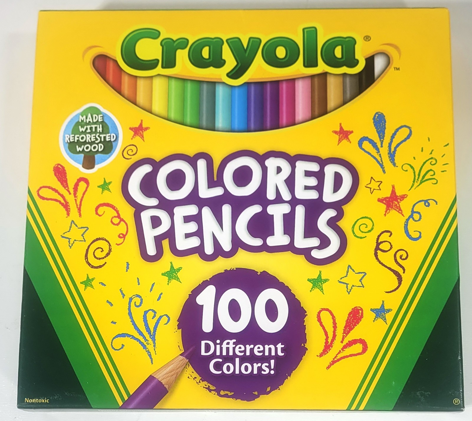 Crayola Colored Pencils, 100 Ct, Back to School Supplies, Ad