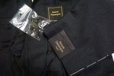 Sartoria Partenopea Dark Blue S130s Wool 2 Pc Suit Jacket Pants 46R BRAND NEW