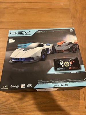 WowWee Rev Smart RC Bluetooth Robotic Enhanced Battle Vehicles 2 Car Set