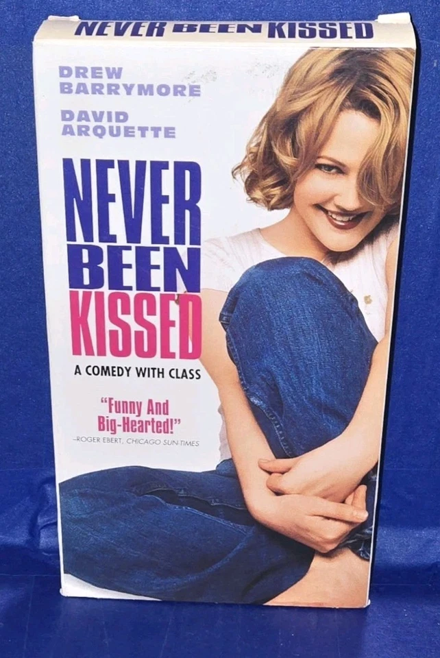 Never Been Kissed (VHS) Pre-Owned Romantic Comedy Drew Barrymore David Arquette - Image 3 of 4
