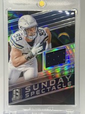 2018 Panini Spectra Sunday Spectacle Joey Bosa #46 Prizm /199 (MEM)