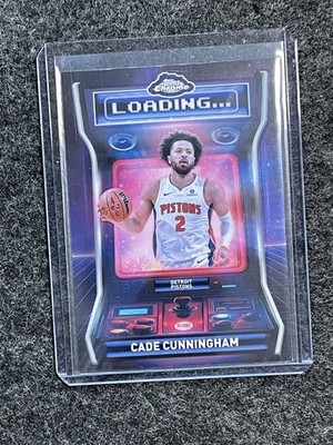 2025-26 Topps Chrome #LD-7 Cade Cunningham Loading ... Detroit Pistons